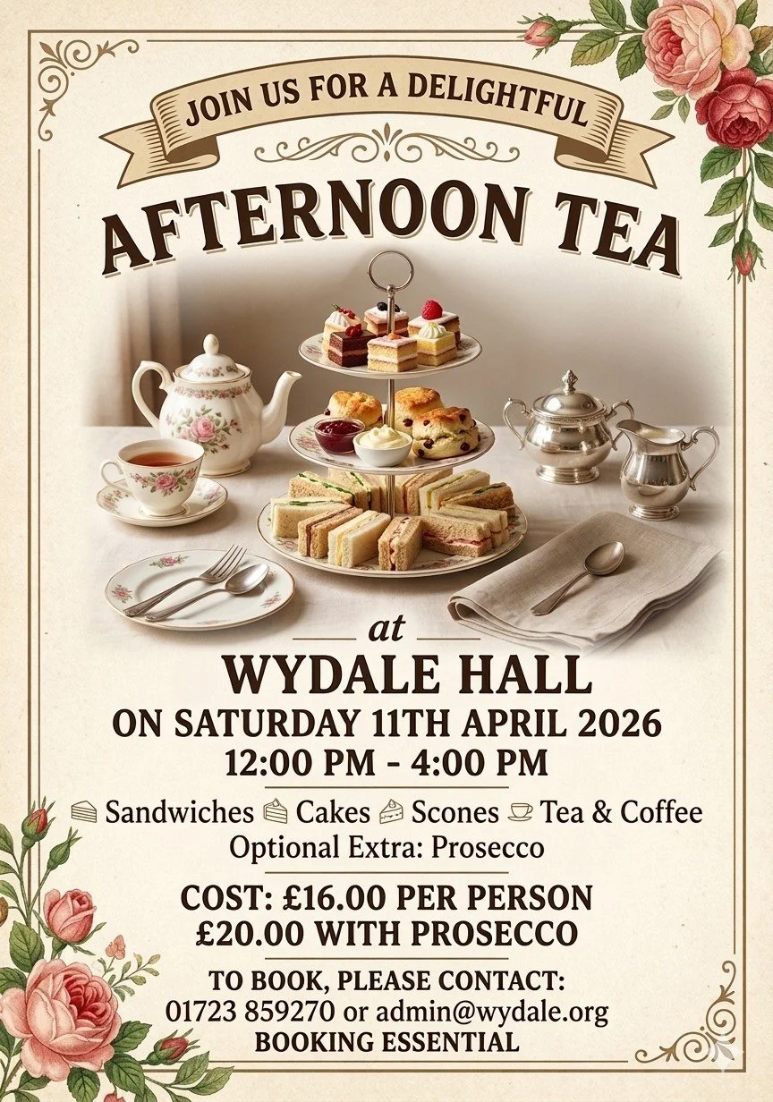 Afternoon Tea at Wydale