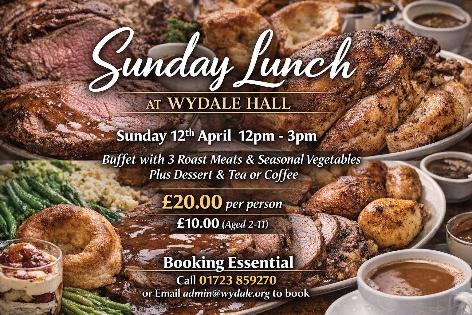 Sunday Lunch at Wydale