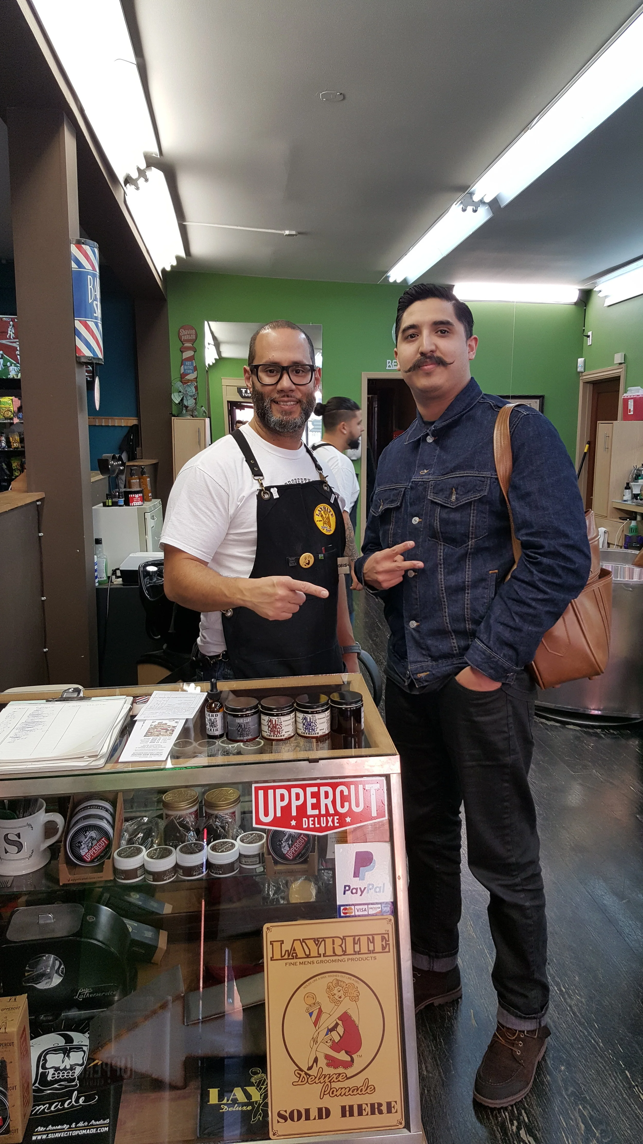 Wilfredo Soto age 43 ( Master Barber/ Tonsorial teacher) licensed certified. Owner and Manger since 03 .