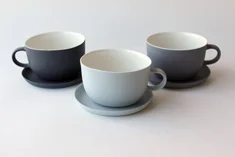 Linum tea cup with handle Ø 9cm, 2006