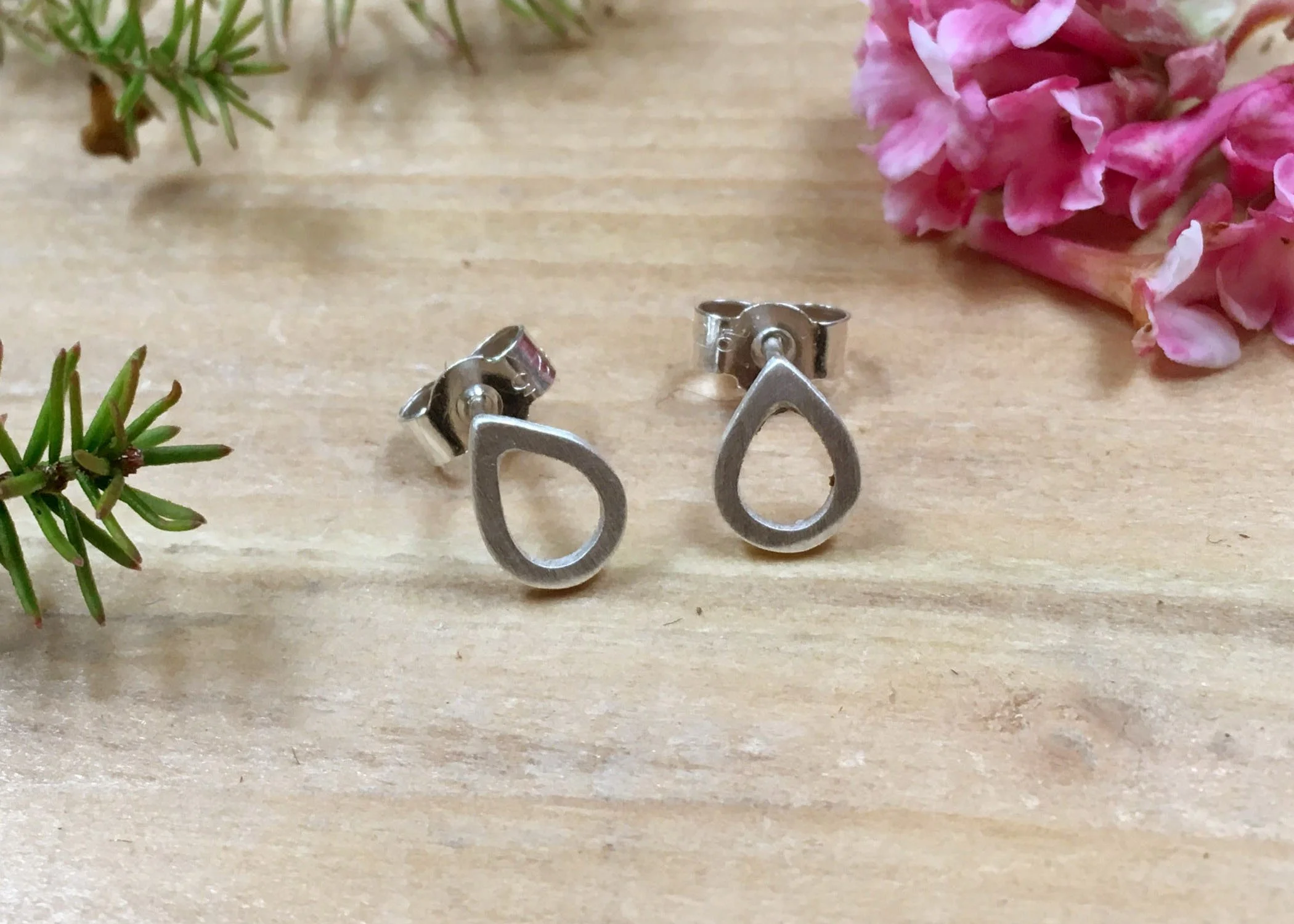 Silver Dewdrop Earrings