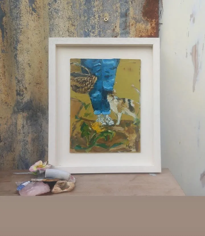 'Feline Friend' - £185 - SOLD 