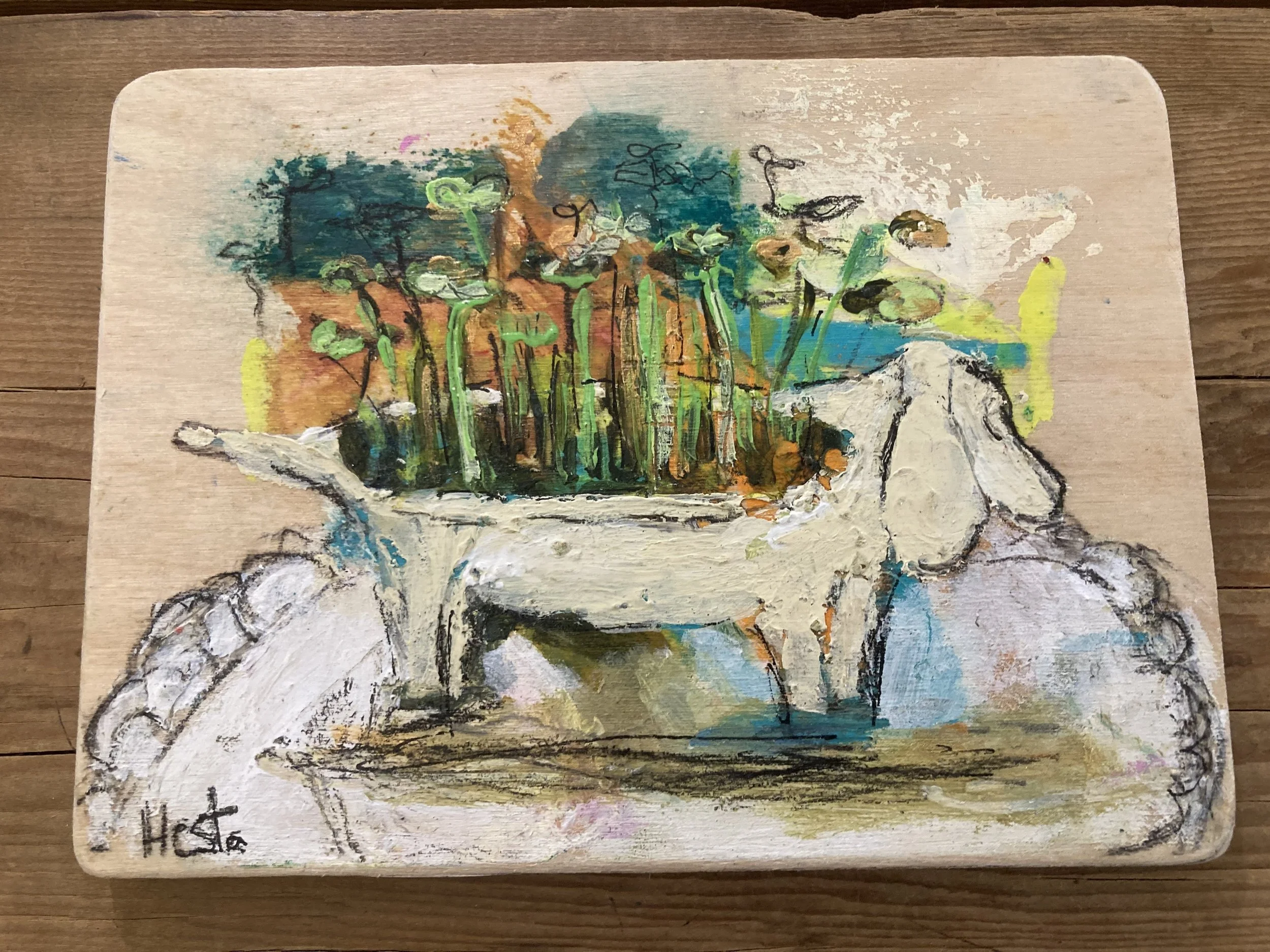 'Dog and Seeds' - £68