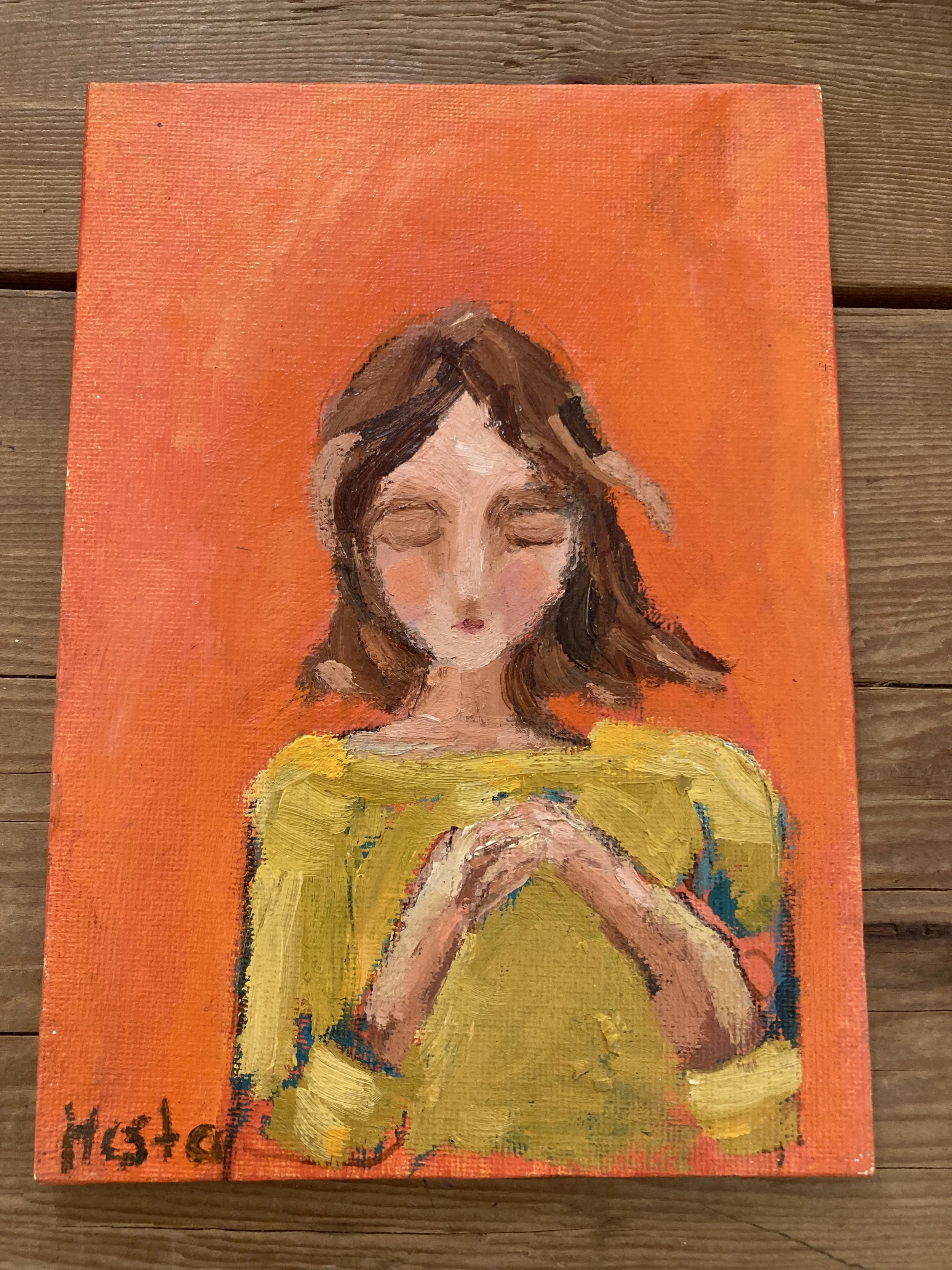 'Orange Lady' - £68