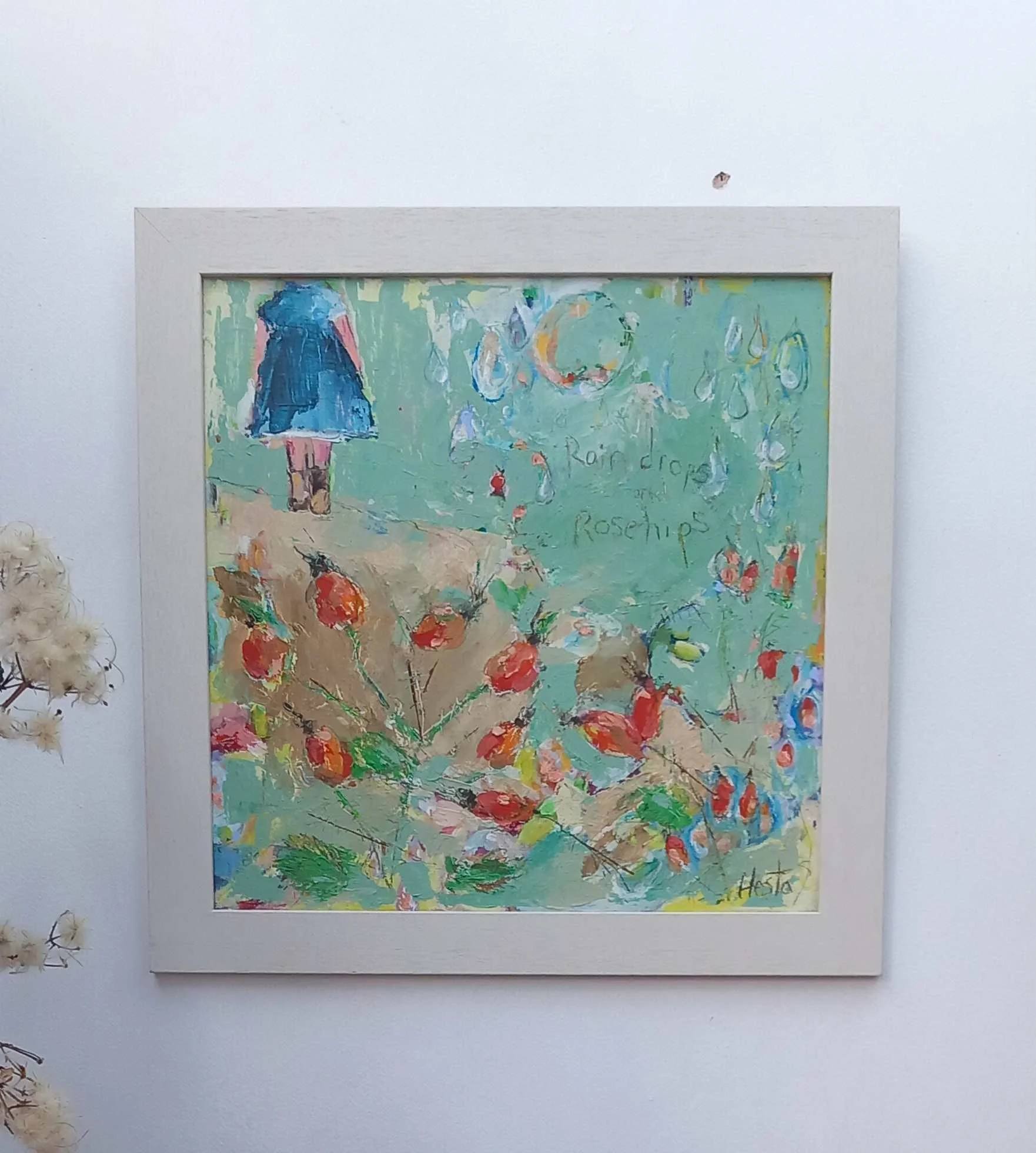 'Raindrops and Rosehips' - £425
