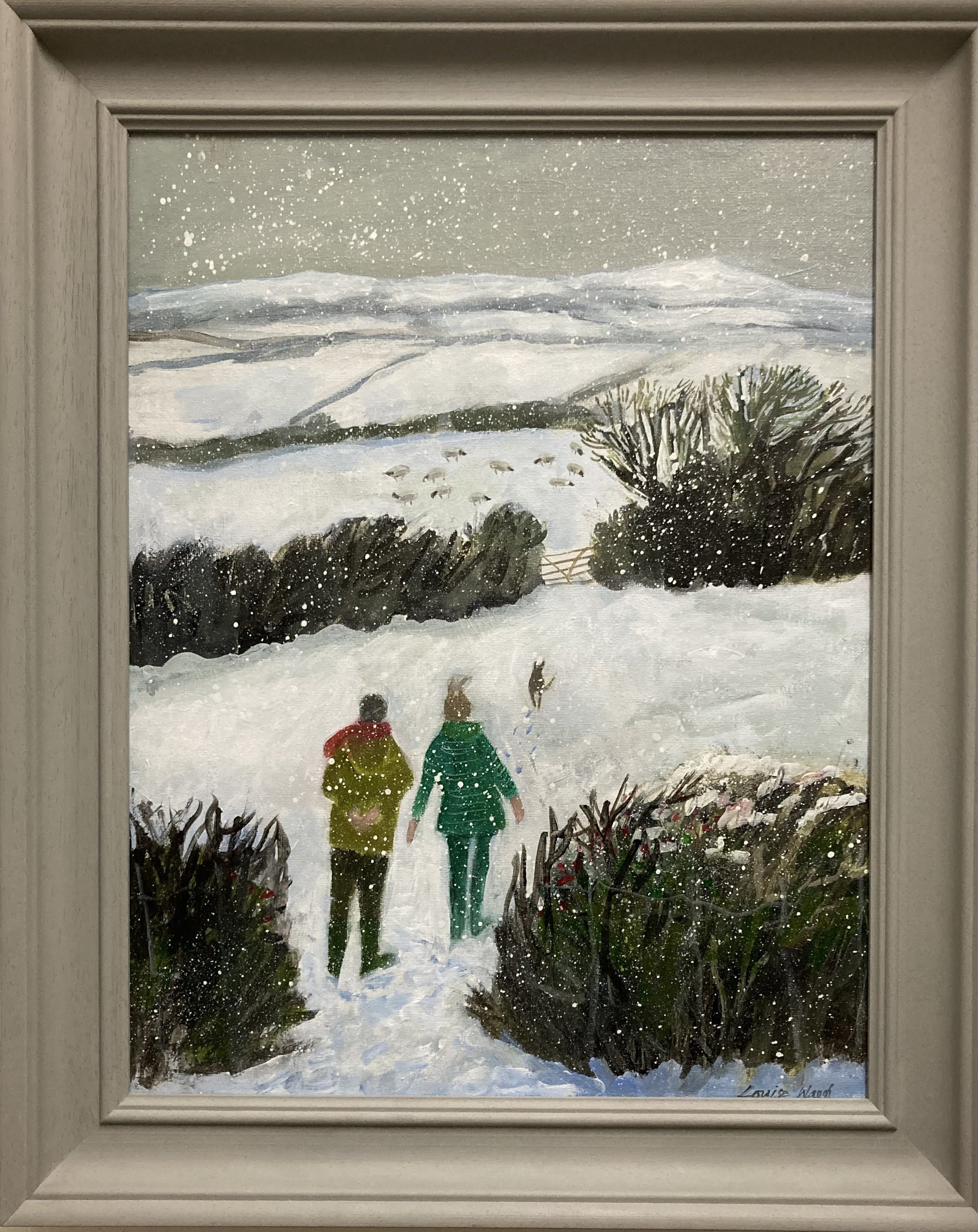 'Couple in the Snow' - commission 