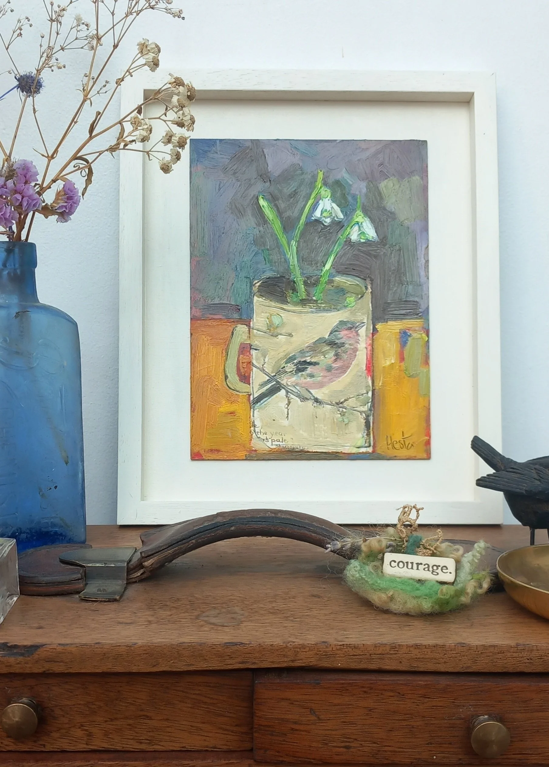 'Snowdrop and Chaffinch' - £185