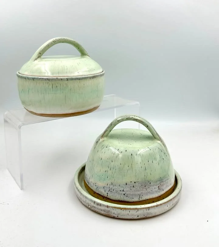 Cassserole Dish - £35, Butter Dish - £35