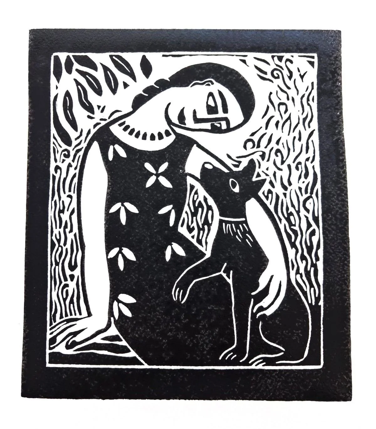 'Poppy' Limited Edition Original Signed Lino Print
