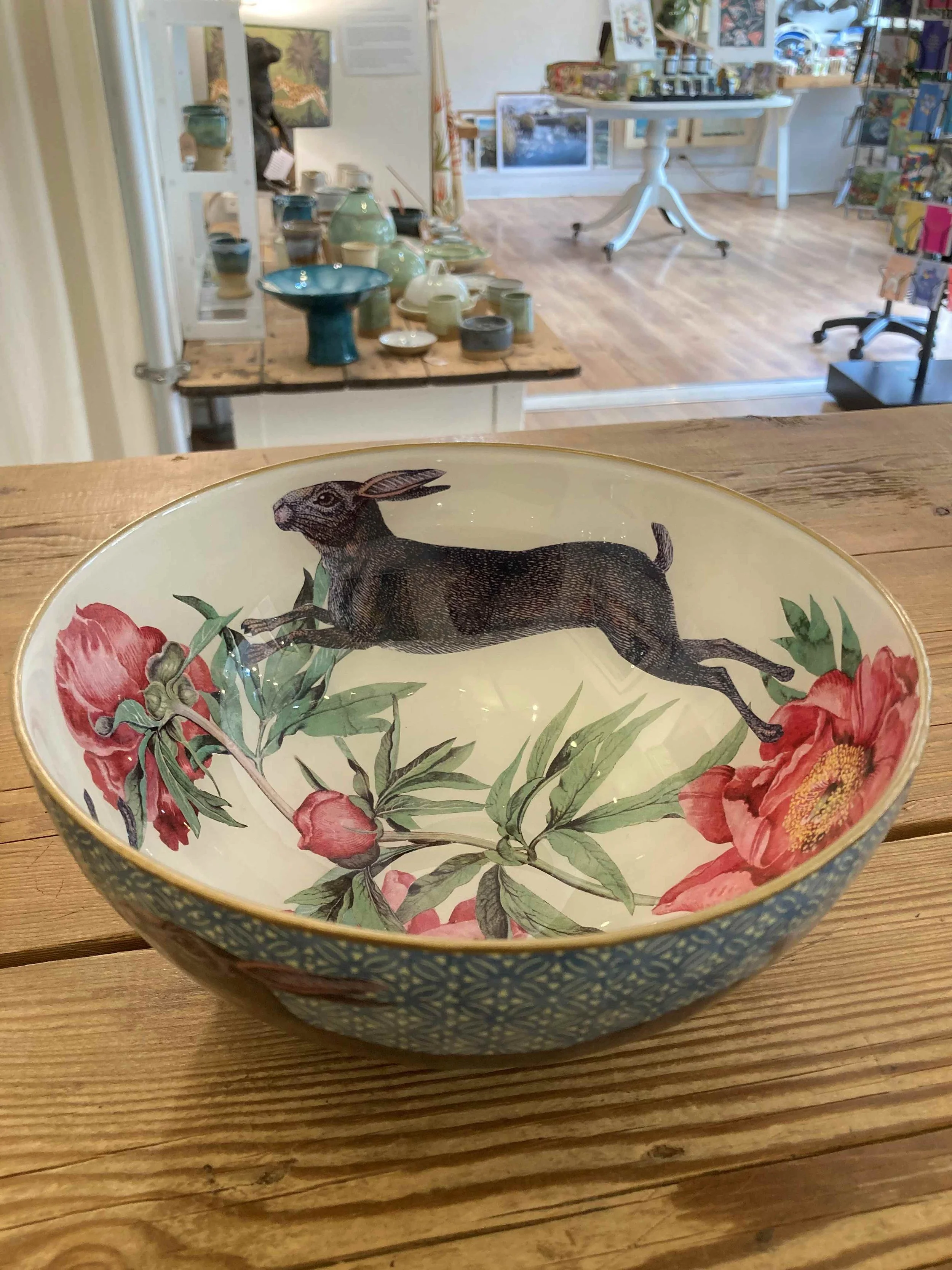 'Artisan Decoupage Glass Bowl' - £195 - SOLD