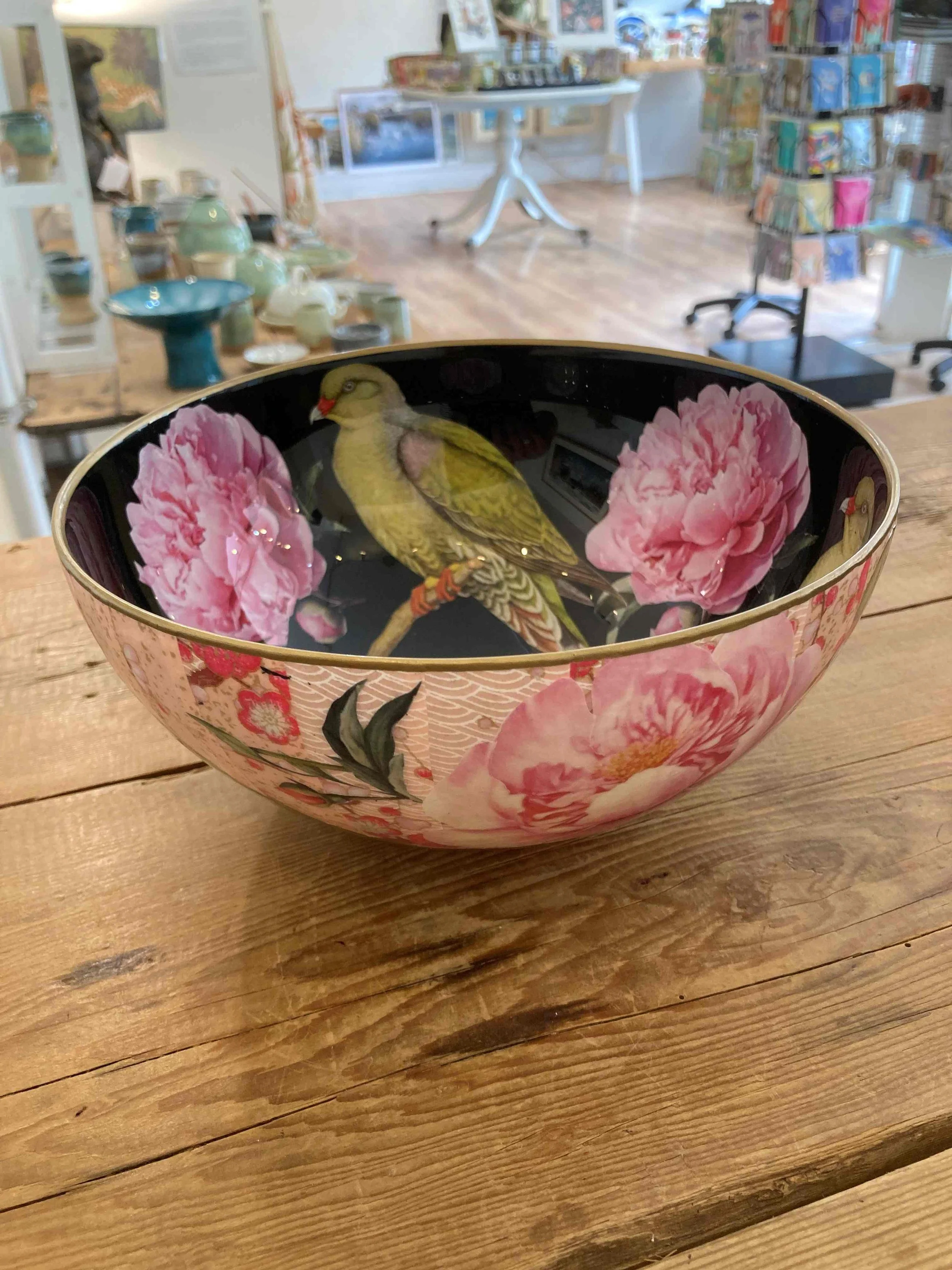 'Artisan Decoupage Glass Bowl' - £195 -SOLD