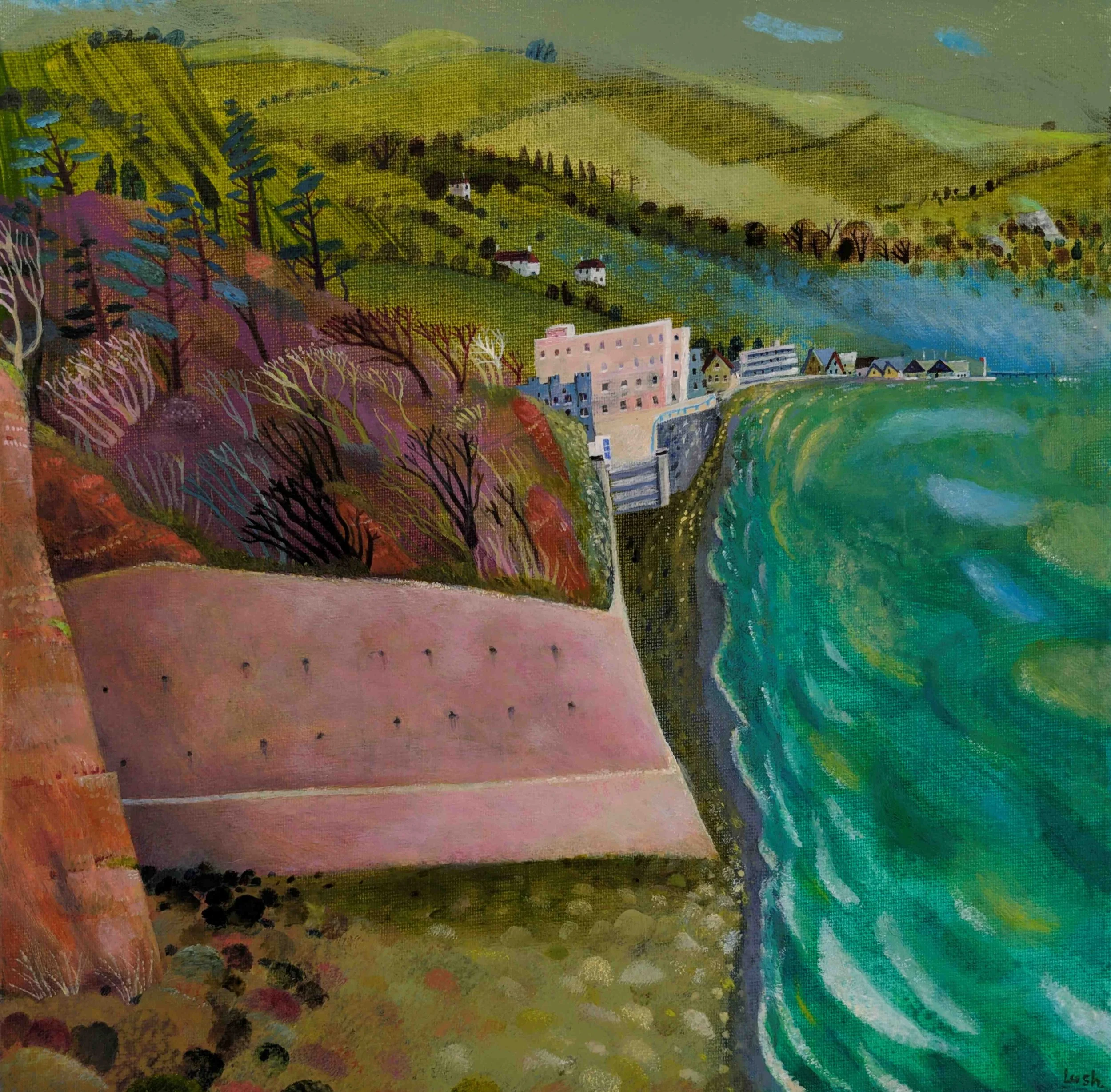 'High Tide' - Acrylic on Canvas - £425