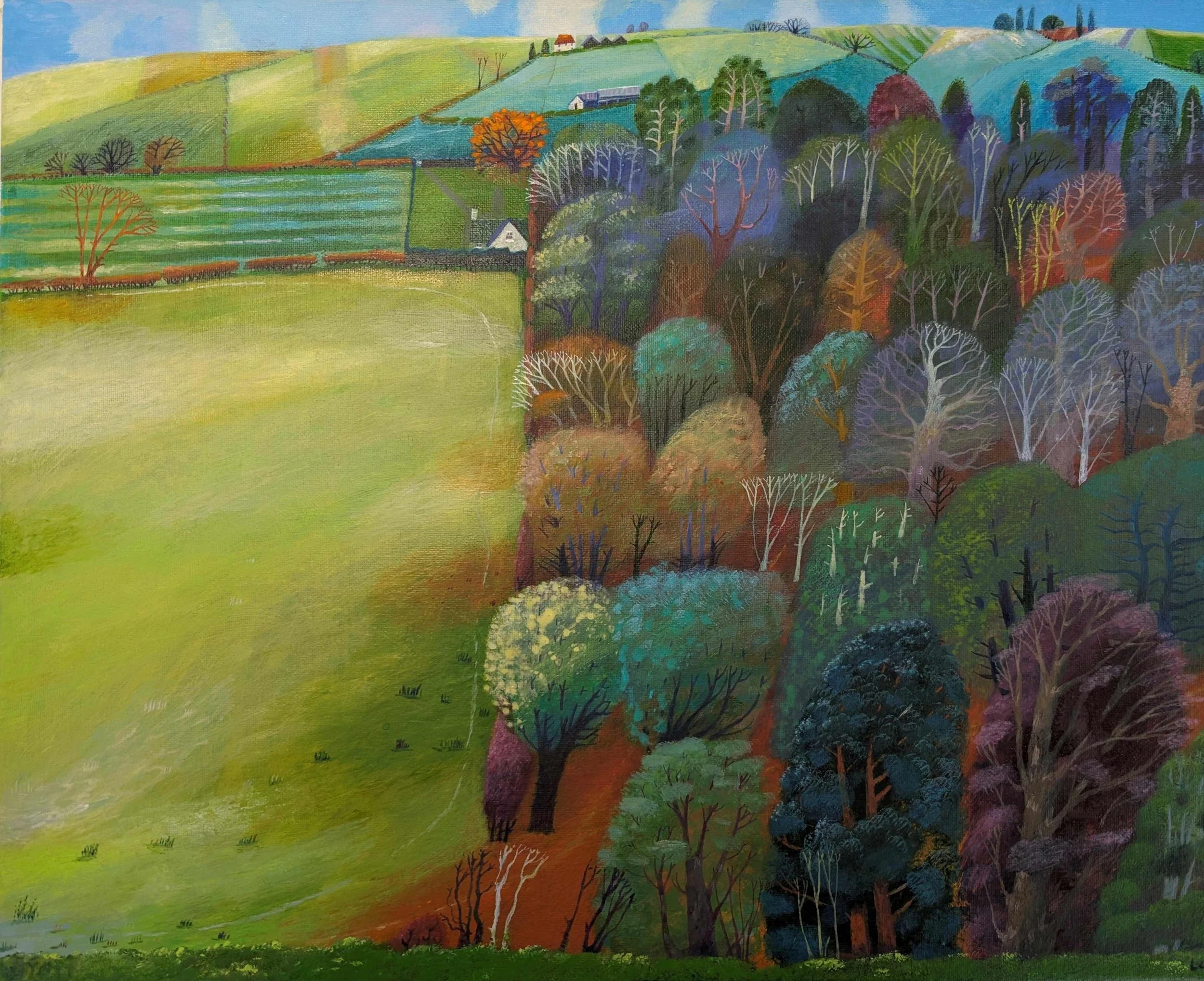 'Meadows' - Acrylic on Canvas - £650