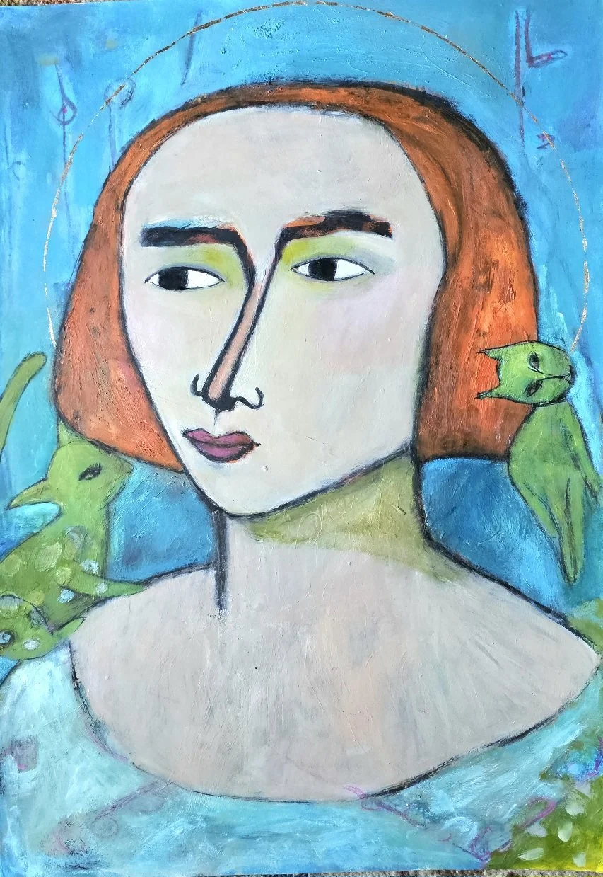 'St Gertrude - Patron Saint of Cats' - £485