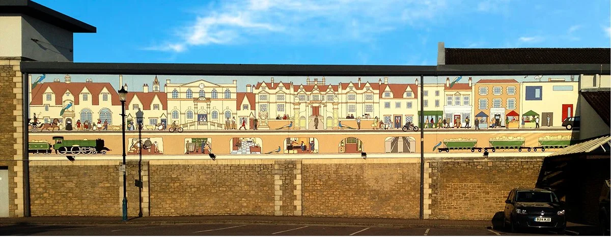 CORSHAM HISTORIC MURAL