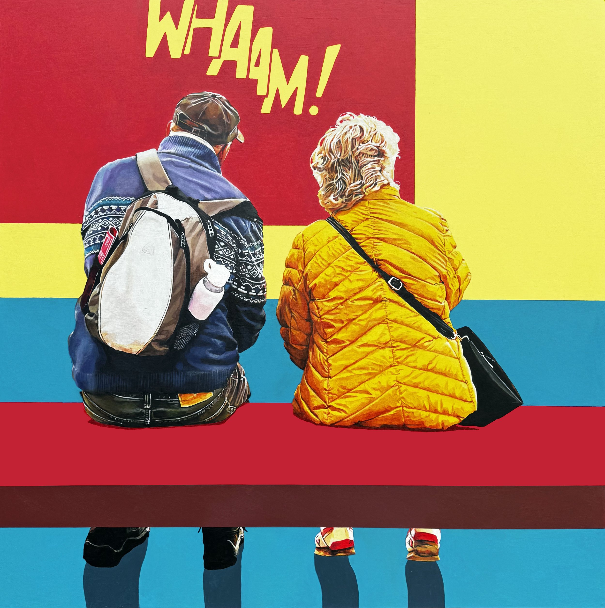 WATCHING ROY - 120CM X 120CM