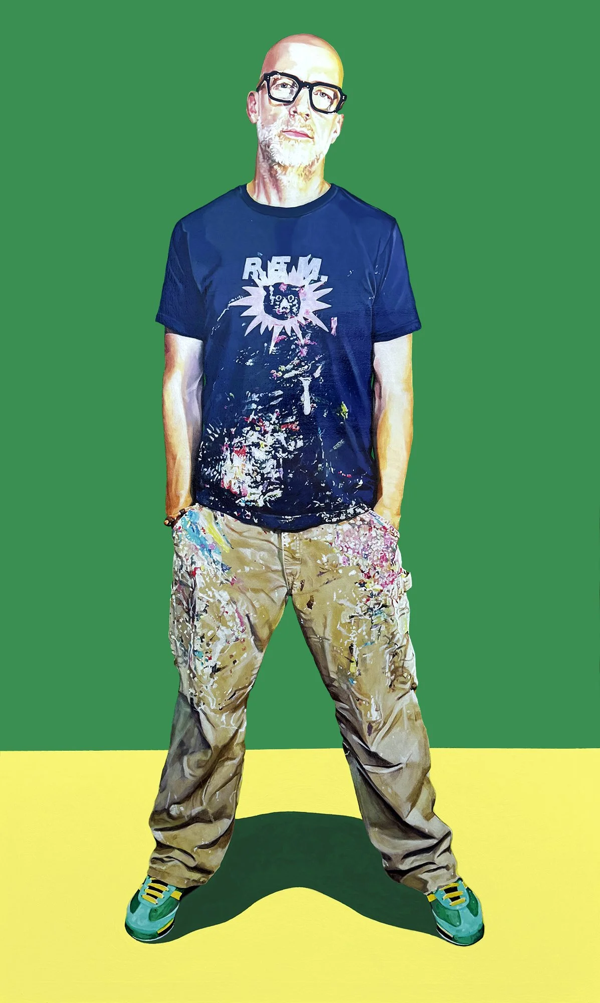 SELF PORTRAIT AS AN ARTIST - 110CM X 180CM