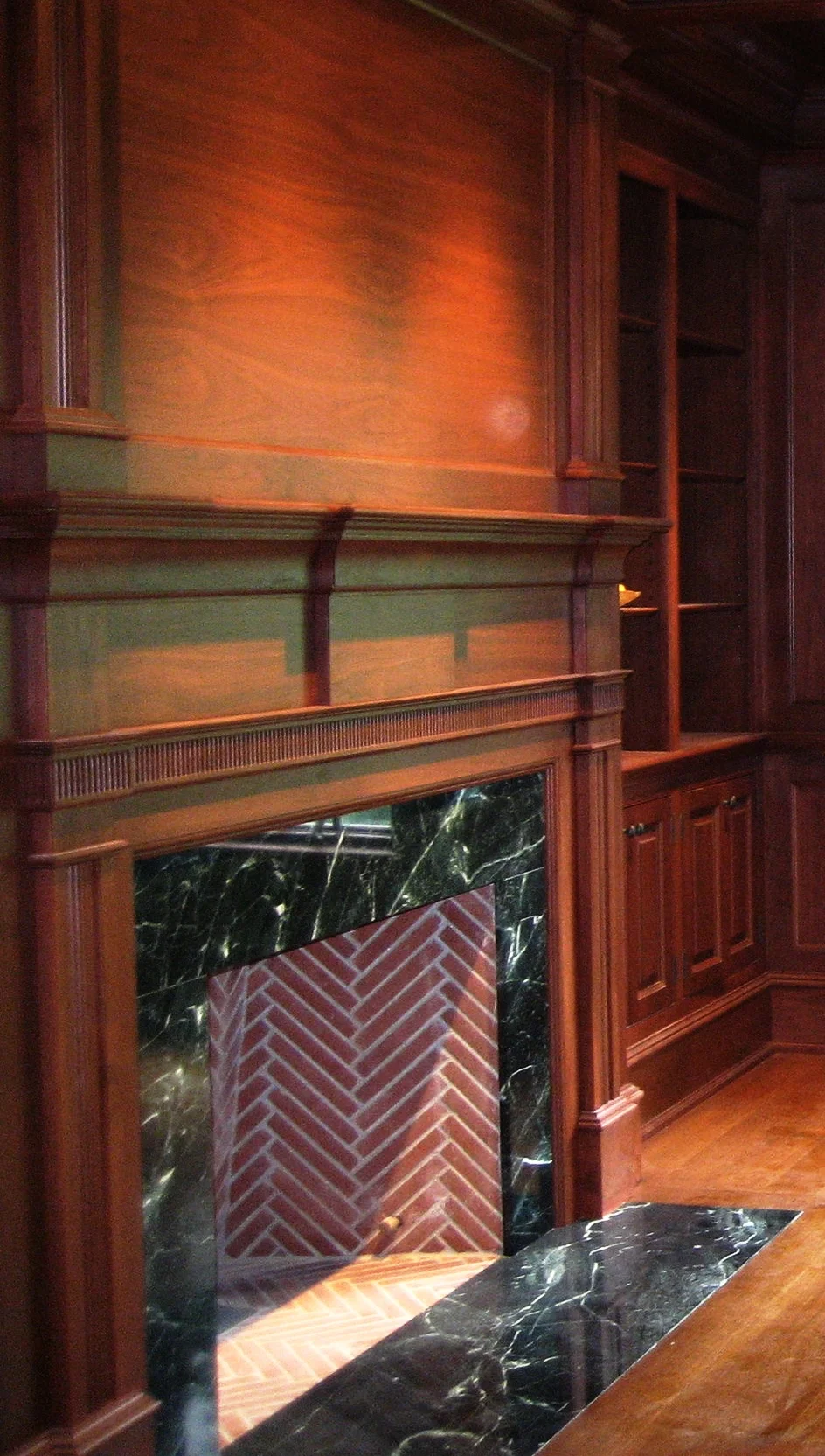 Black Walnut Over Mantel