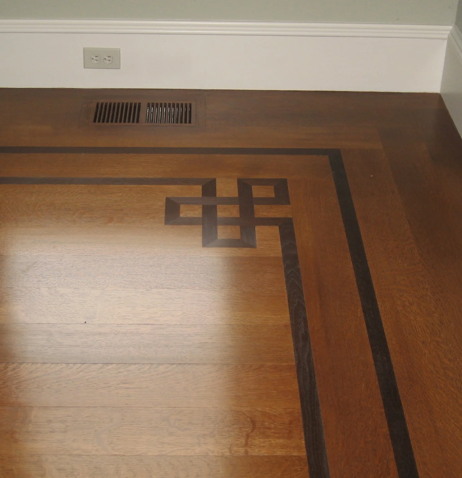 Inlaid Black Walnut Celtic Knots