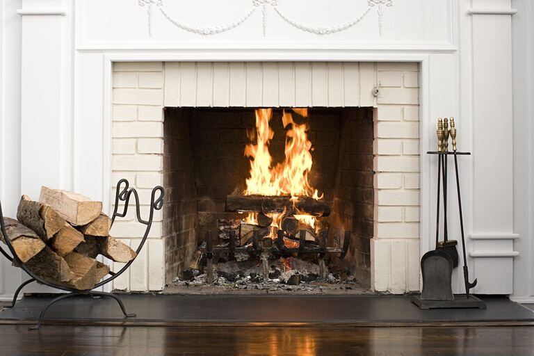 Wood Burning Gas Fireplace Or Starter