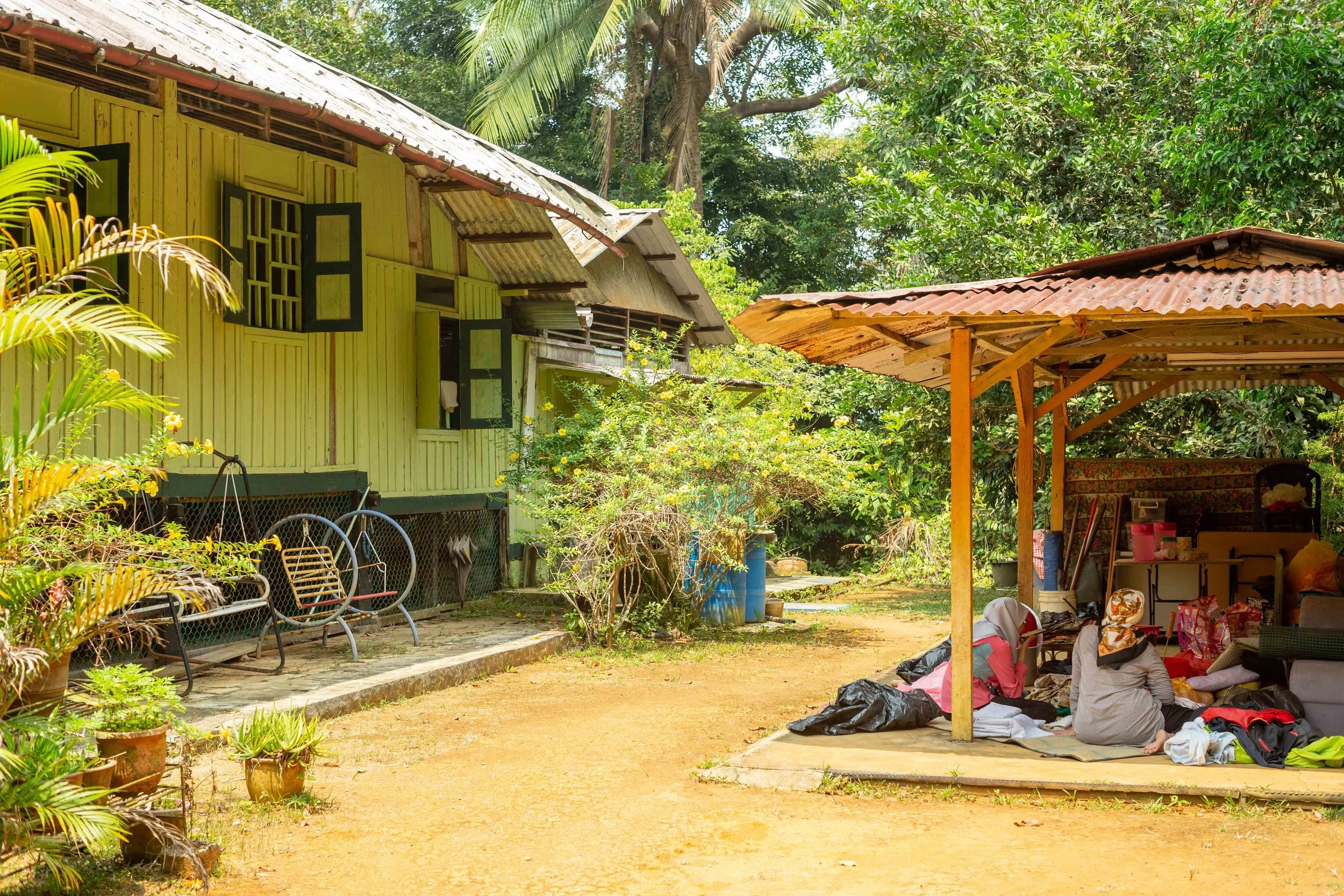 Photograph of the building in which we volunteered, over 100 years old and just one of the fifteen remaining of Kampong Sungei Durian