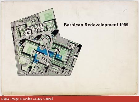 Plans for the development of the Barbican Centre, 1959, image owned by London County Council.jpeg