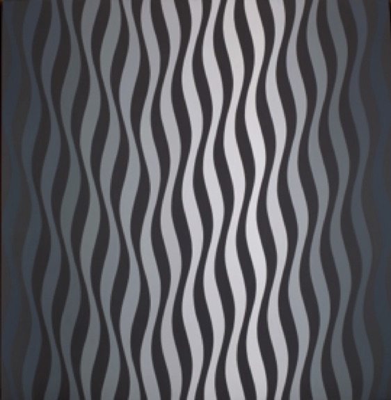 Bridget Riley. Drift No. 2. 1966. Acrylic on Canvas.