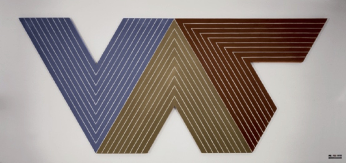 Frank Stella. Quathlamba. 1964. Metallic powder in polymer emulsion.