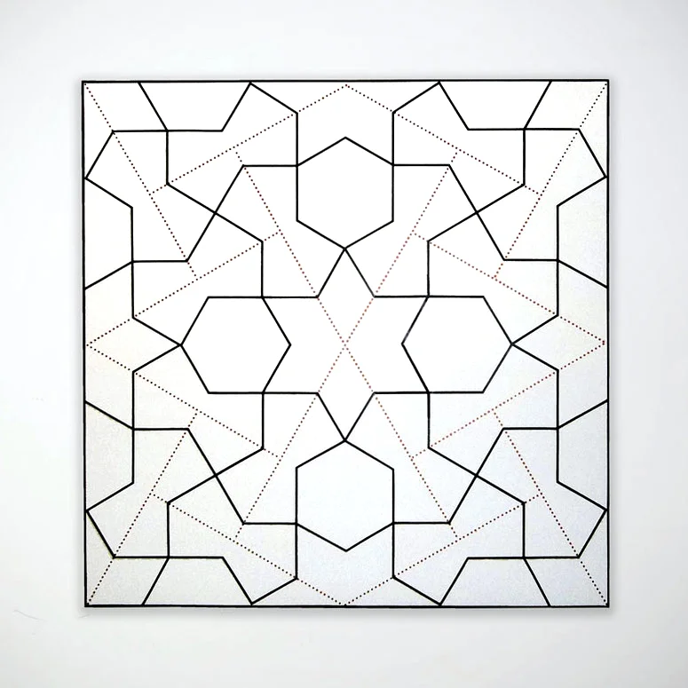 Topkapi XXII 2012. Acrylic on canvas. 60 x 60 in., 152.4 x 152.4 cm.