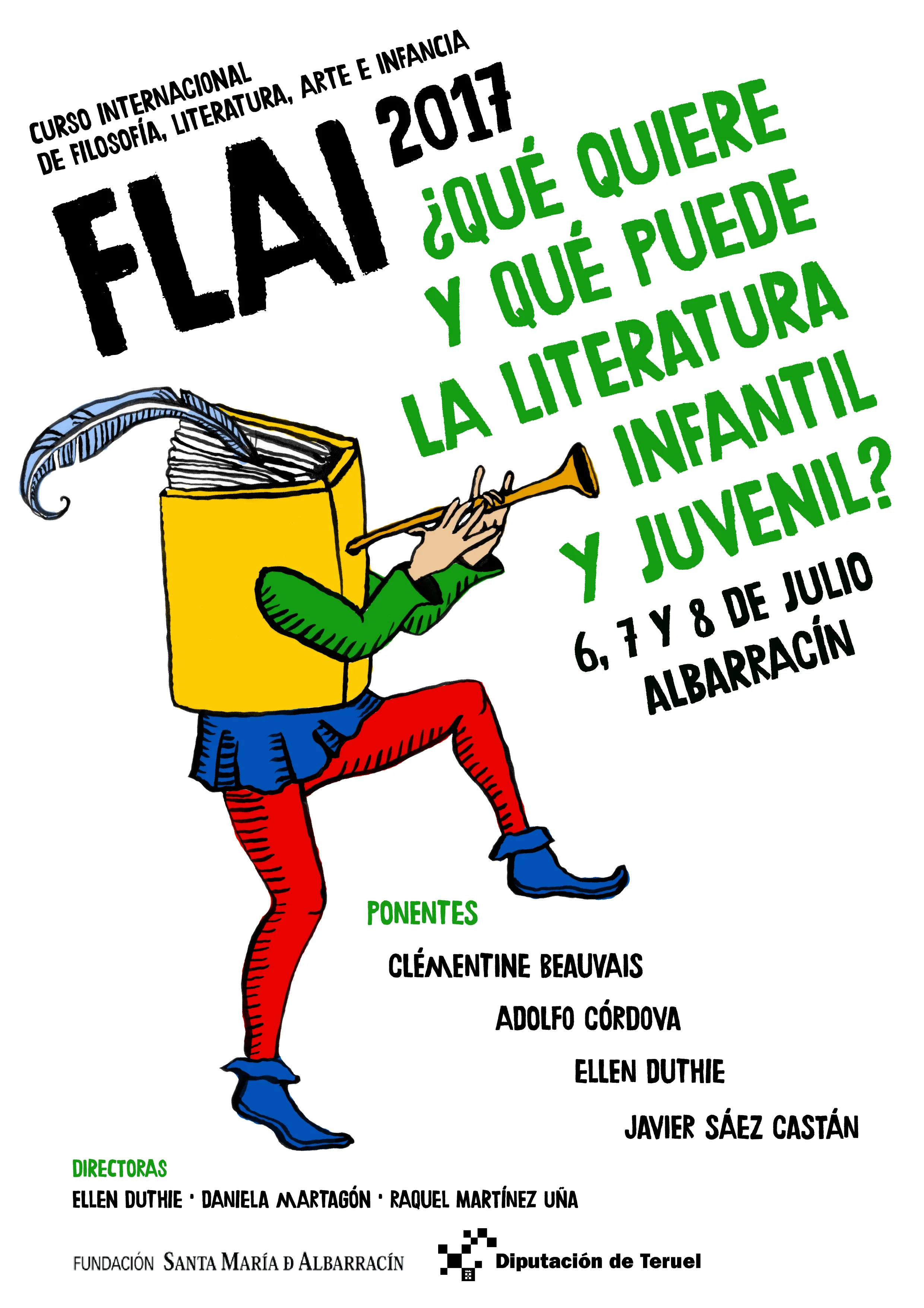 Cartel de Daniela Martagón para FLAI!