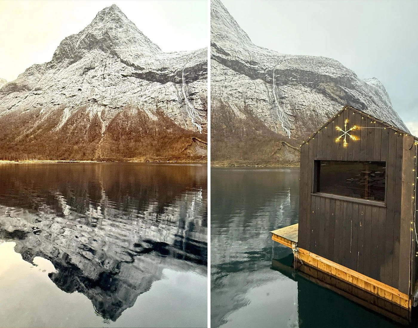 Mountains and sauna