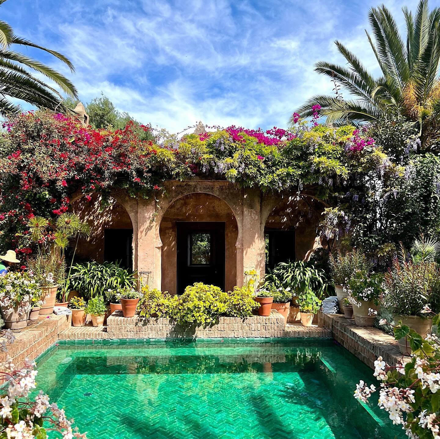 Boutique at its best. The ever so pretty Villa Mabrouka in Tangier 🇲🇦

Sitting just on the edge of Tangier&rsquo;s kasbah, a discreet gate leads into stunning peaceful gardens. Once the summer home of Yves Saint Laurent and Pierre Berg&eacute;, it 