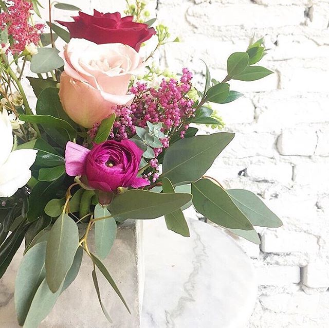 Love is in the air over at @theflowershophfx! Spoil your valentine (or yourself) to a pretty little flower arrangement in one our planters ❤️