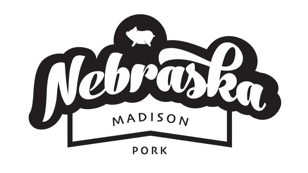 Had a lot of fun playing with the #typography treatments with these #logos for a #Nebraska Pork brand.