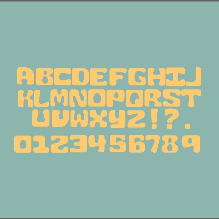 Letters and numbers are close to done. I'll go through and make some refinements but am pretty happy with this overall.