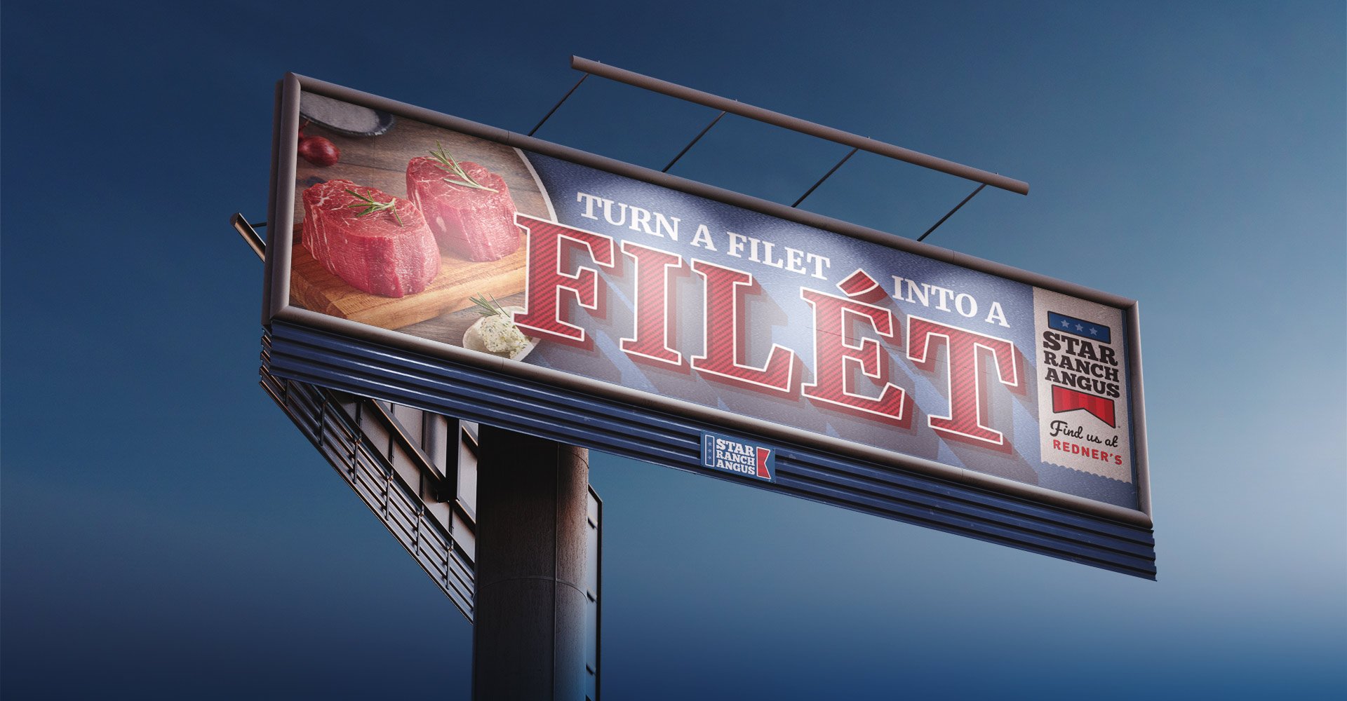With an integrated brand strategy and creative campaign we promoted Star Ranch Angus beef at a price point that was attractive to inflation-weary consumers. The campaign ran alongside a Star Ranch Angus beef summer grilling promotion and was co-