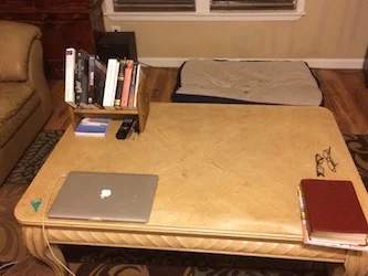 After bookshelf