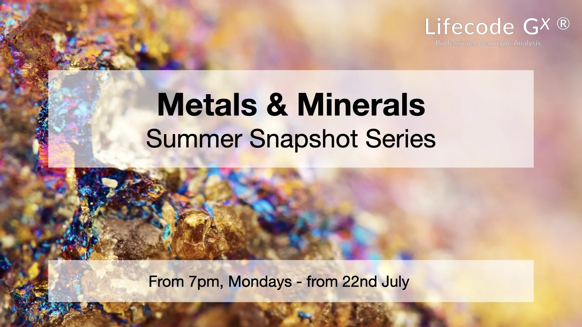 Training — Lifecode Gx