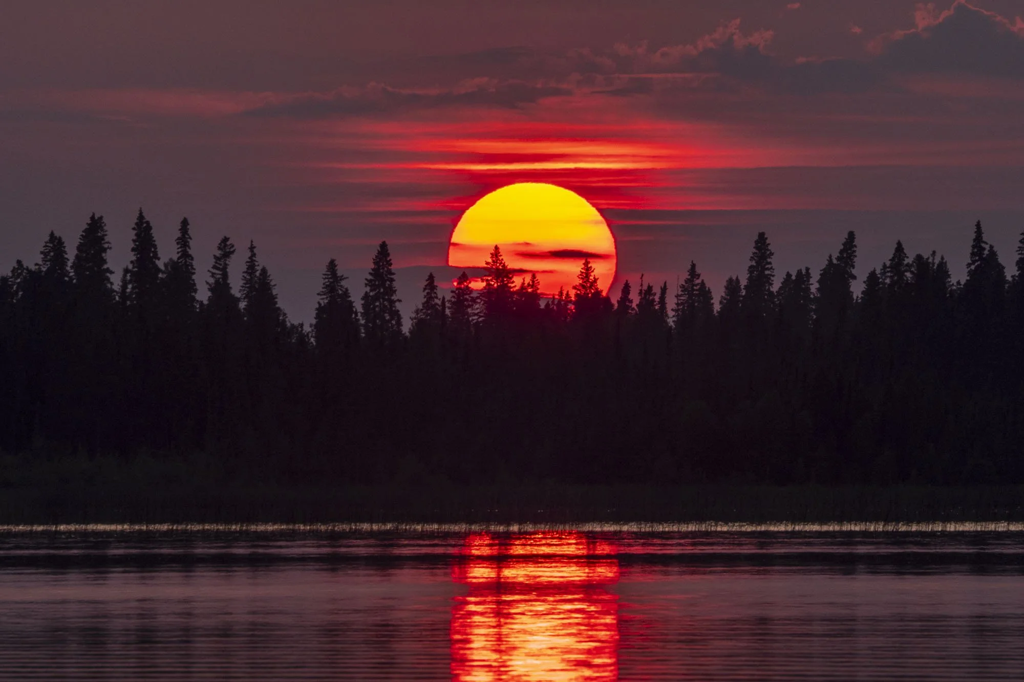 46. Anglin Lake Sunset