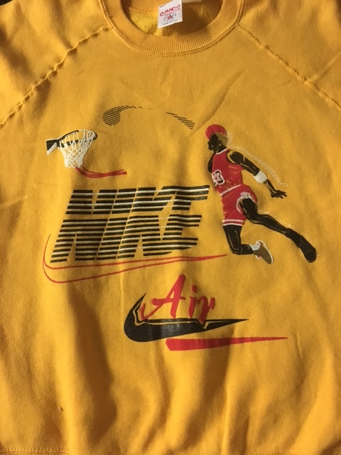 Vintage Nike Michael Jordan Dunk Crew Neck Sweater — Onyx Art & Events