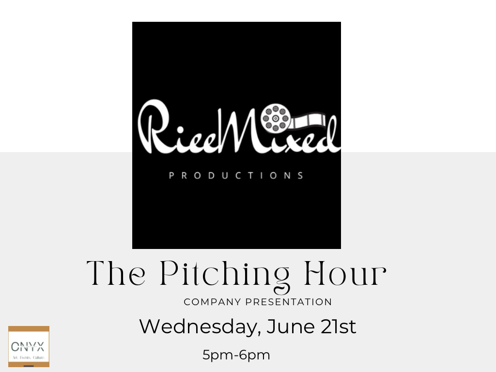 The Onyx Incubator.  First up, Rieel Mixed Productions's Sheriee Thomas will pitch her new marketing app.  Meet her and hear her story of producing a television show in the valley. 