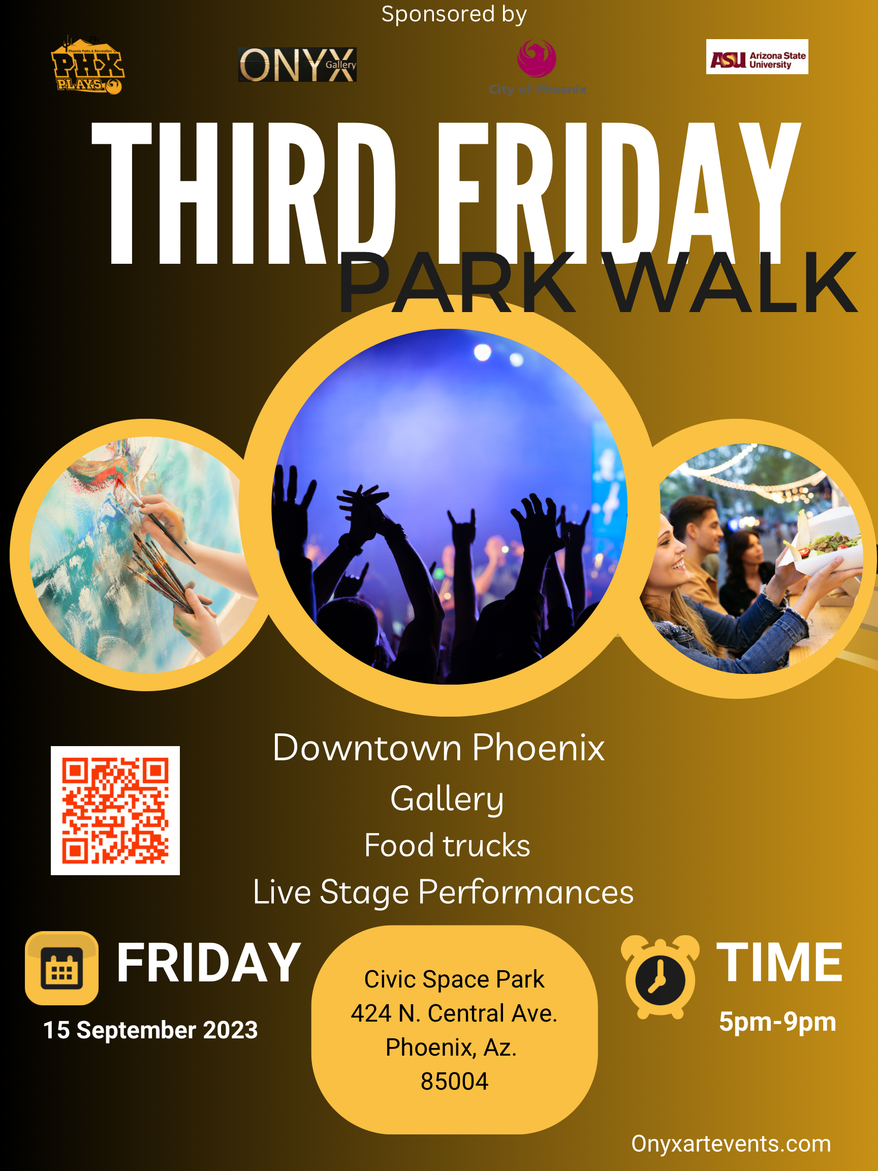 Third Friday, September 15th.  It's the #kickoff for #NationalHispanicHeritageMonth