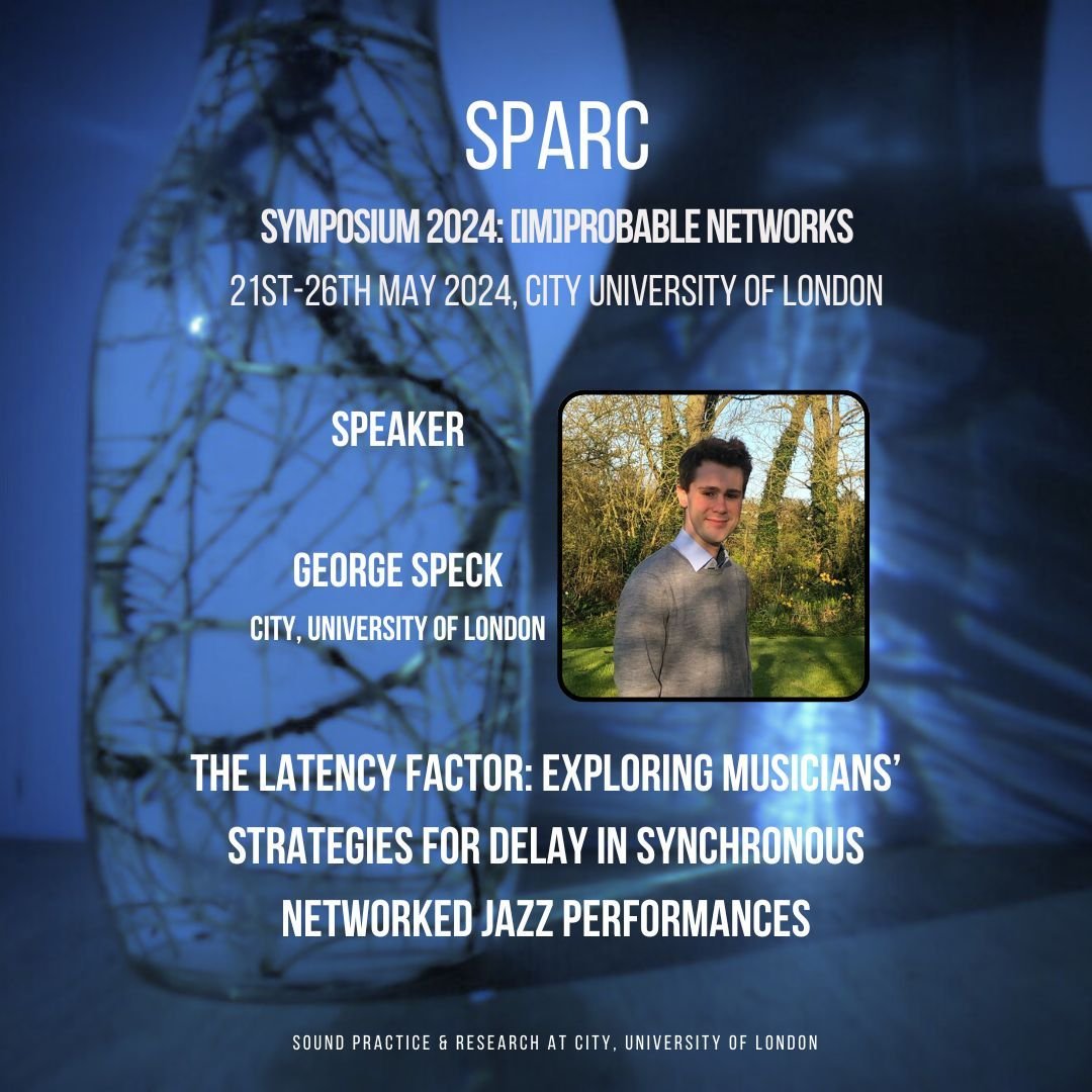 📢SPEAKERS at SPARC: George Speck

Further exploring real-time network technology's use in music, George Speck will be analysing the experiences of musicians as they play together over high-latency connections. What conditions really are 'workable' a