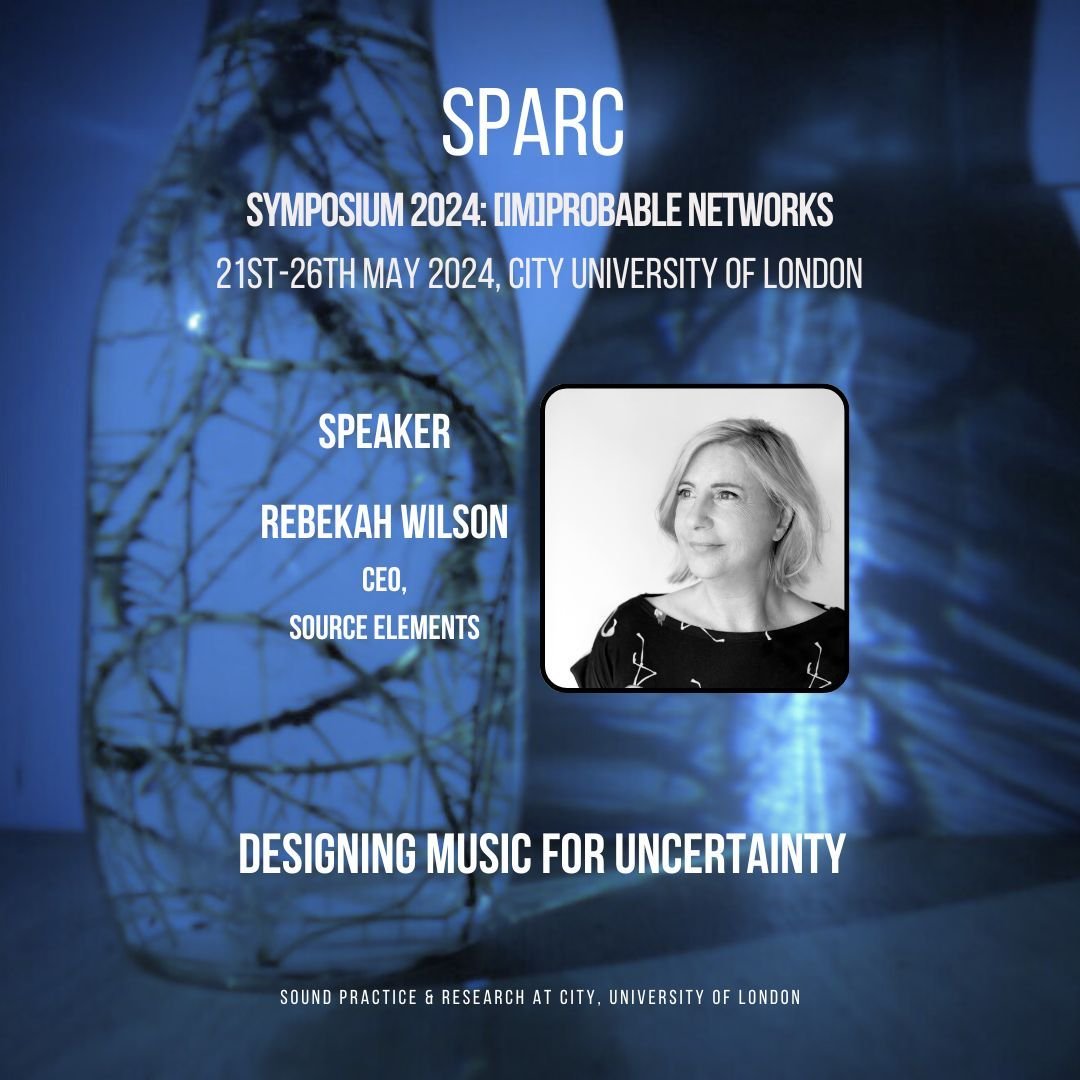 📢SPEAKERS at SPARC: Rebekah Wilson

So excited to be welcoming Rebekah Wilson, CEO of @sourceelements, to hear about the new possibilities for live music-making brought by embracing and incorporating emerging technologies that connect players from a