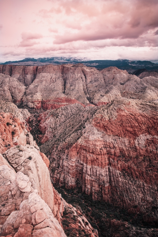 Just one of the canyons found throughout the day...