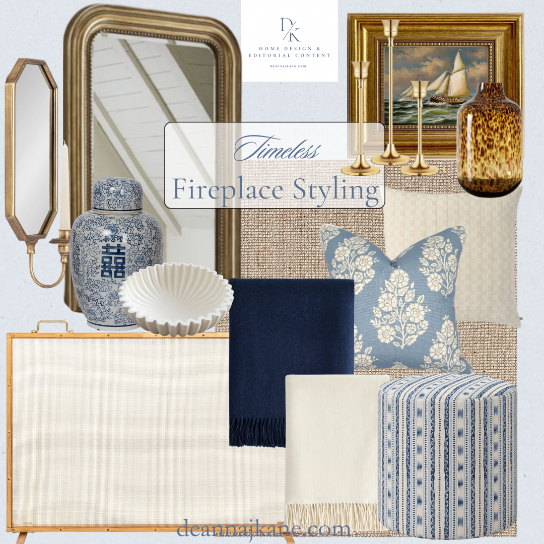 Timeless Fireplace Styling Decor