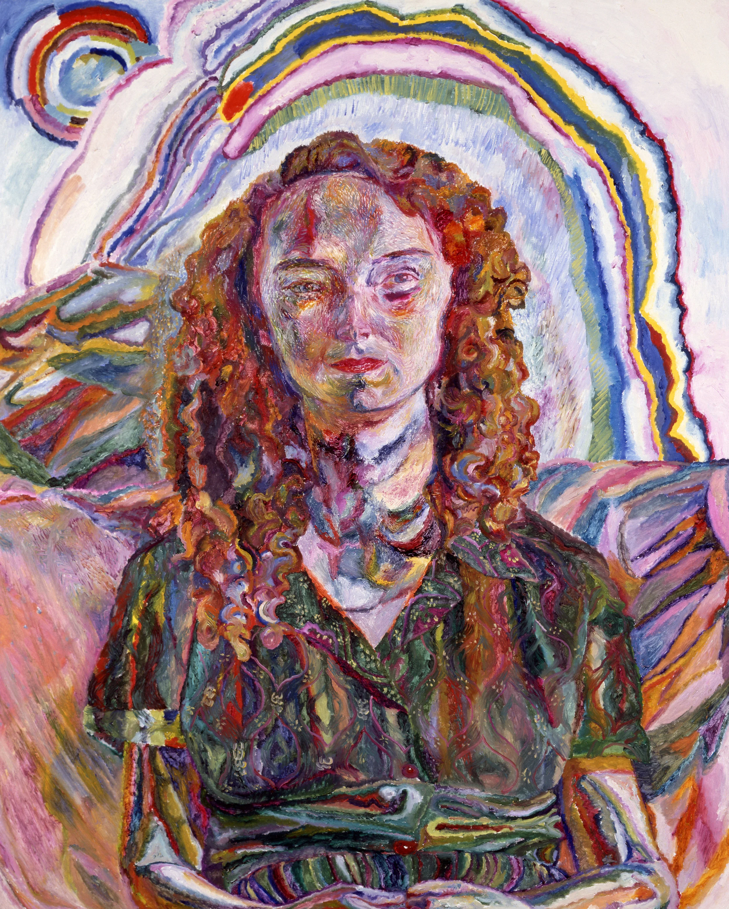 Woman in a Green Dress