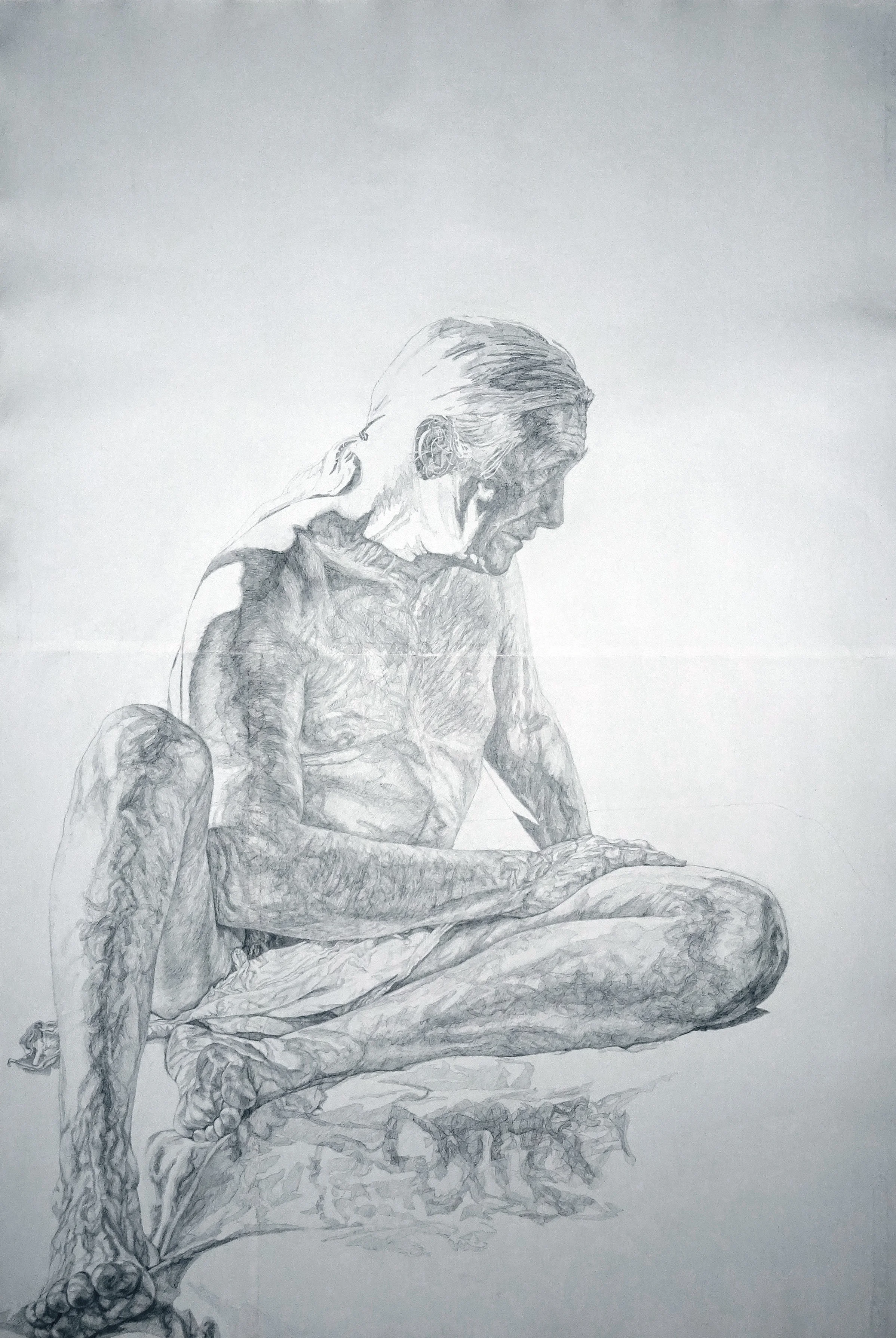 A Sitting Man