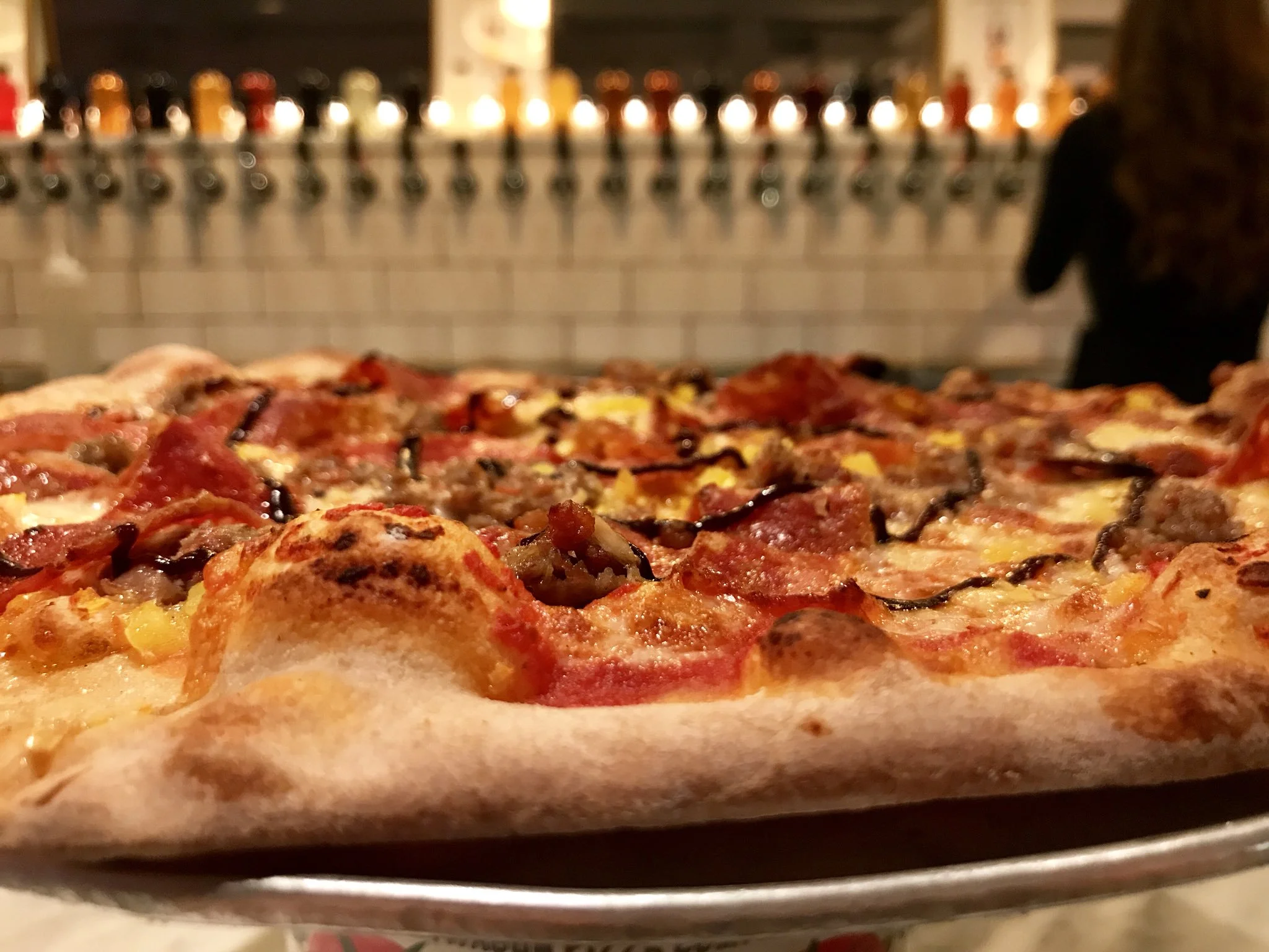 Bellied up at Red Wagon Pizza in Minneapolis Photo by Nicholas Kolnik via Twitter