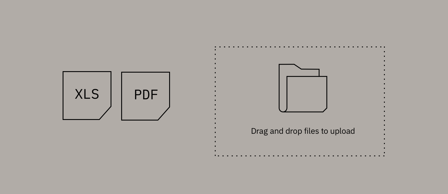 Example interfaces were then mocked up to show how the system could come together in product.